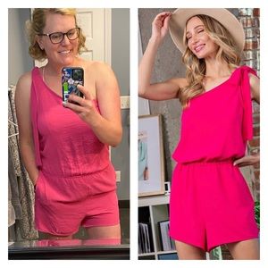 Hot Pink Romper - EE:SOME